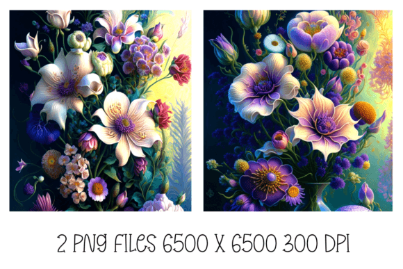 Download Purple Lavender Flowers Set of 2 - Set Collection