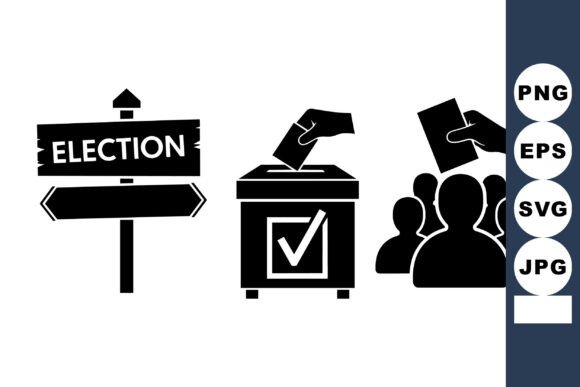 Download Election Voting Icons Set - Set Collection