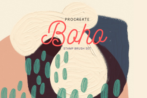 Download Boho Oil Paint ProCreate Brush Set - Set Collection