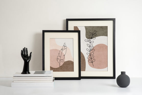Download Hand Painted Botanical Line Art Set - Set Collection