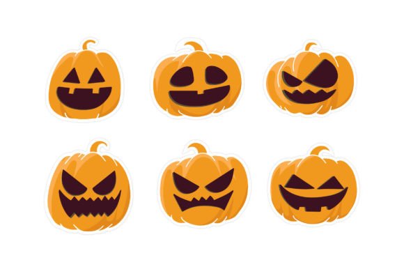 Download Halloween Pumpkin Set, Pumpkin Face - Set Collection